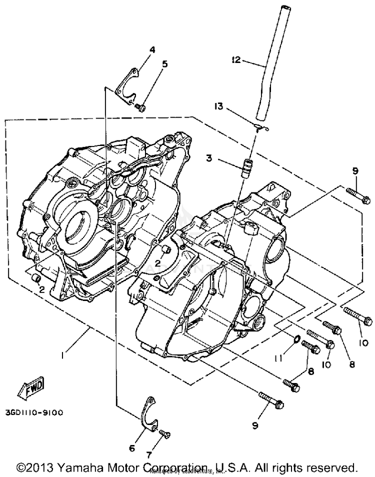 Crankcase Schematic