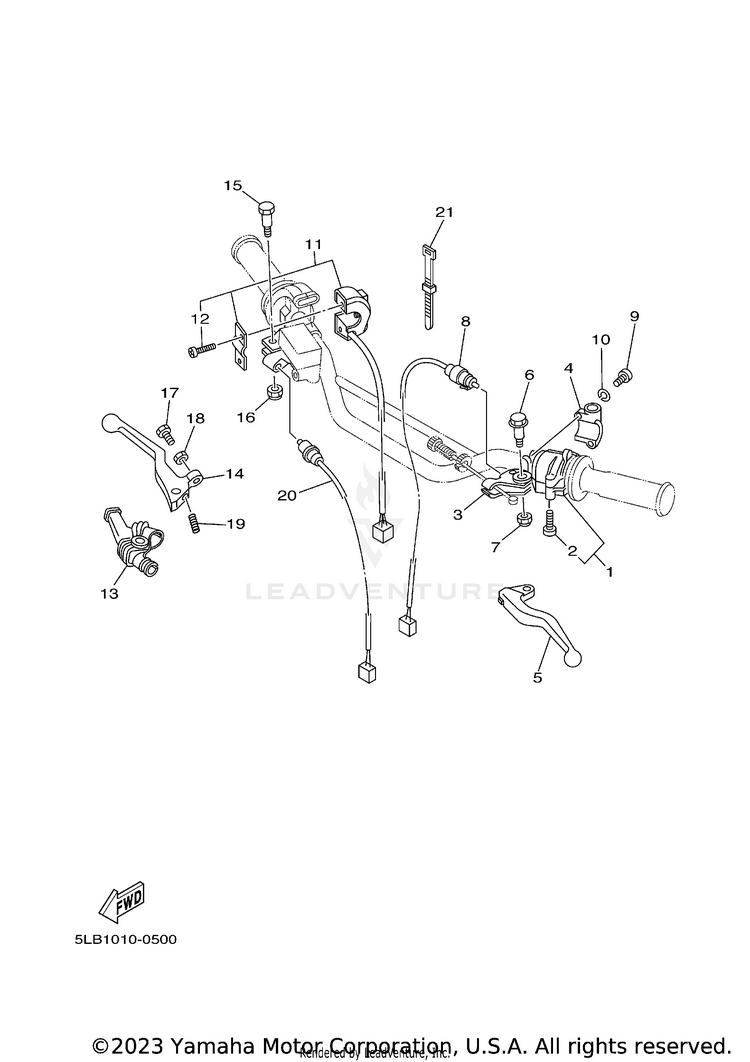 Handle Switch Lever Schematic