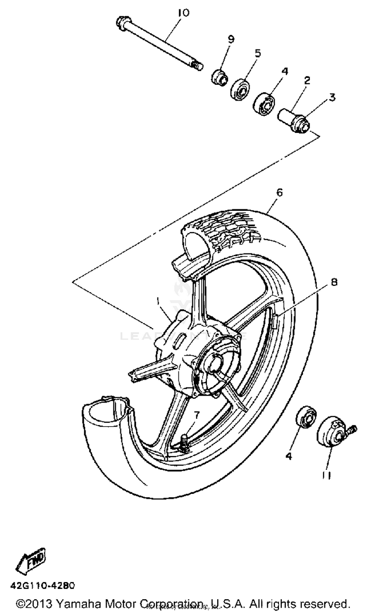 Front Wheel Schematic