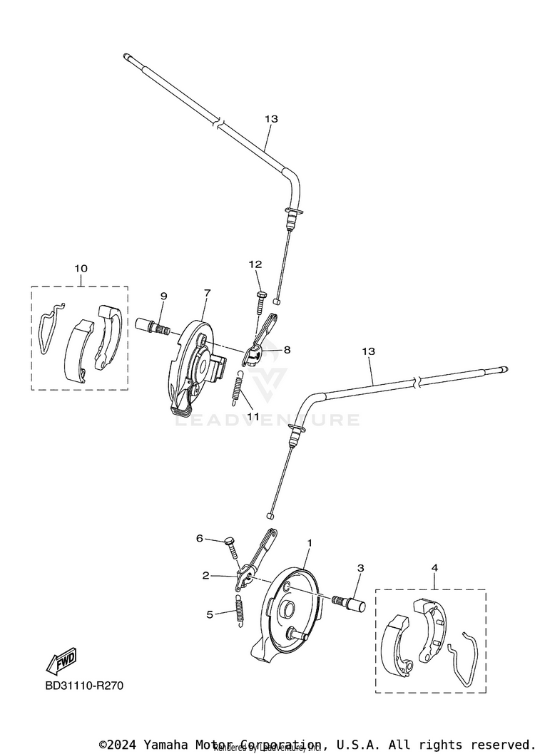 Front Brake Schematic