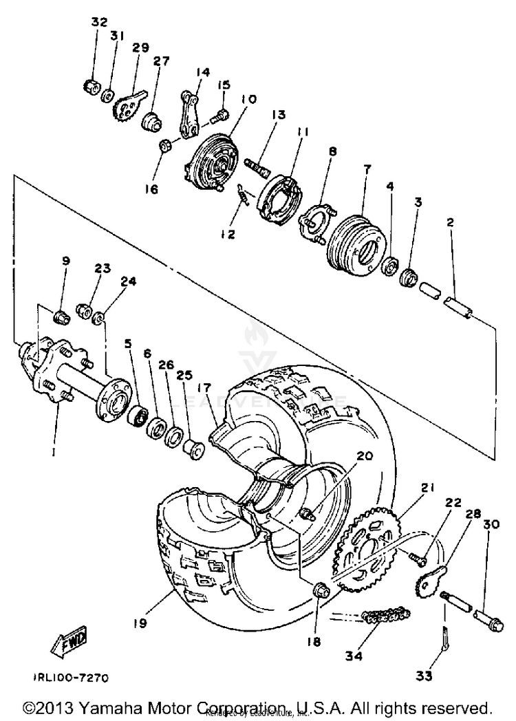 Rear Wheel Schematic