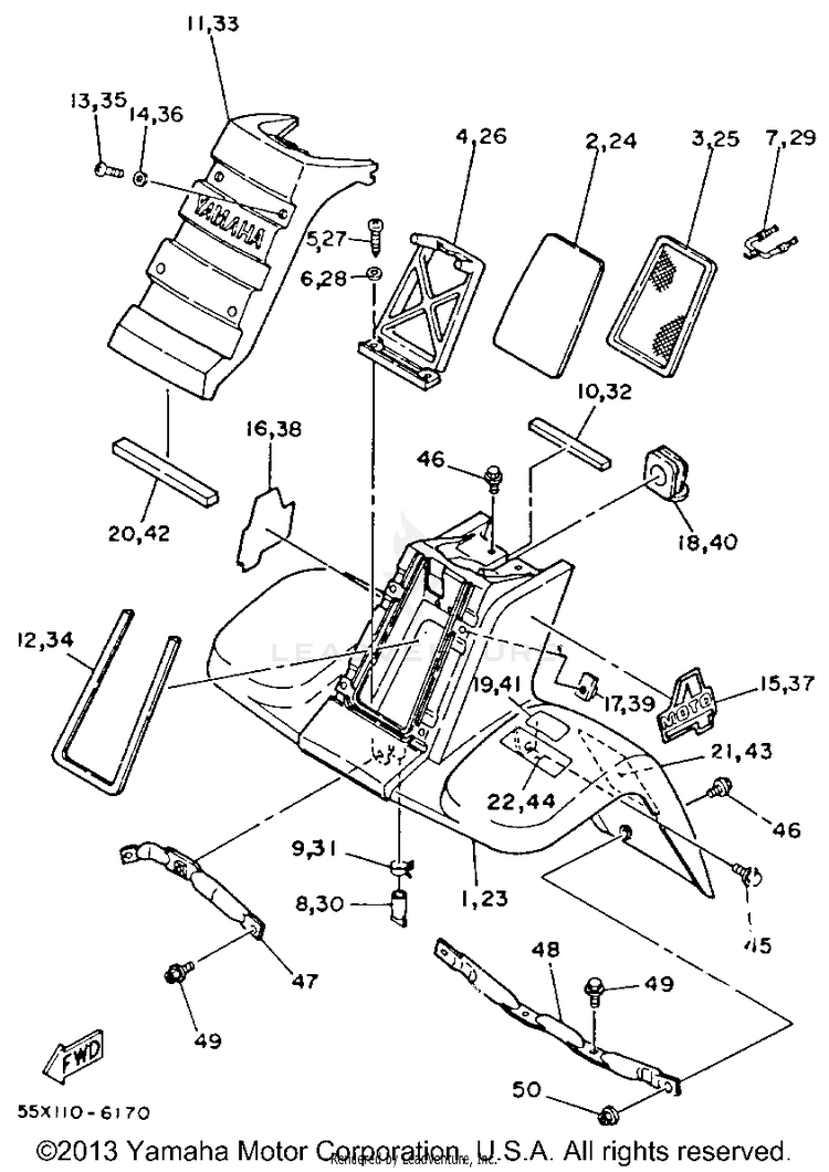 Front Fender Schematic