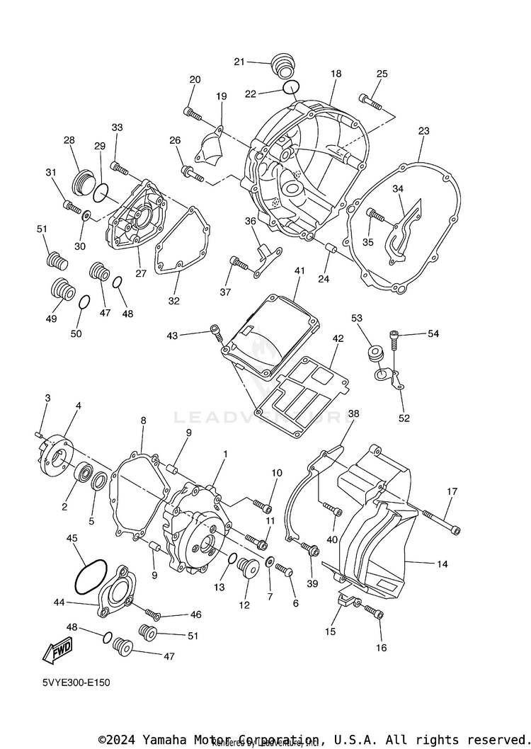 Crankcase Cover 1 Schematic