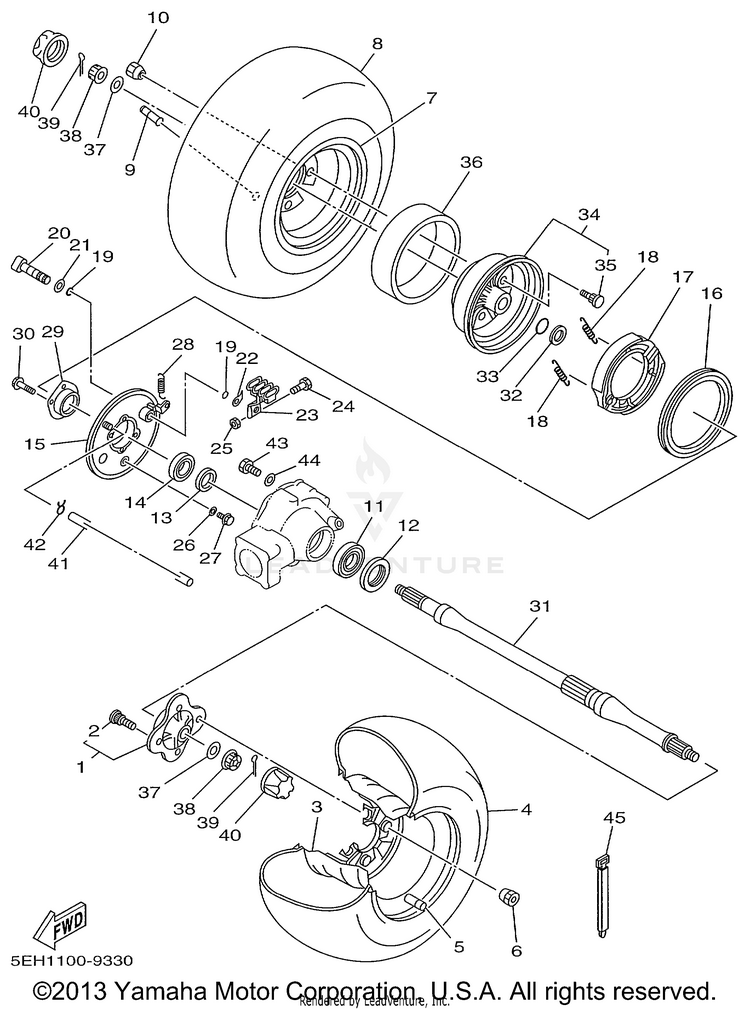 Rear Wheel Schematic