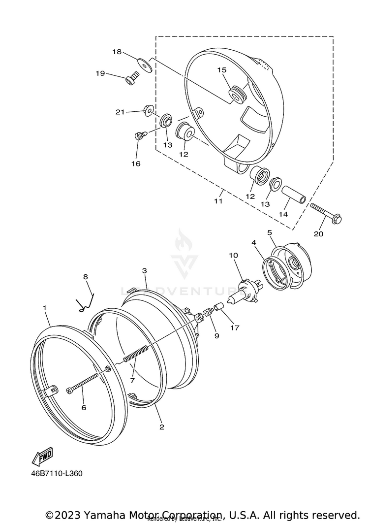 Headlight Schematic