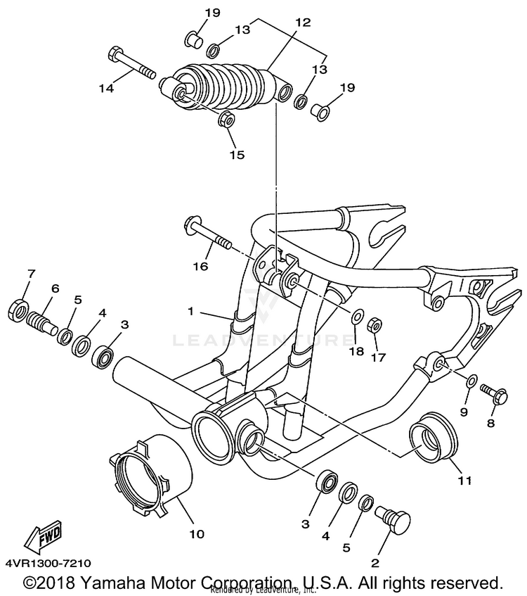 Rear Arm Suspension Schematic