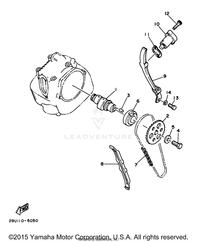 Camshaft Chain Schematic