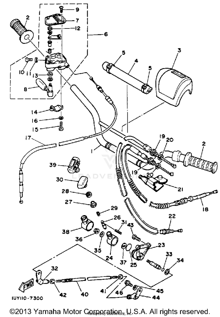 Handlebar Cable Schematic
