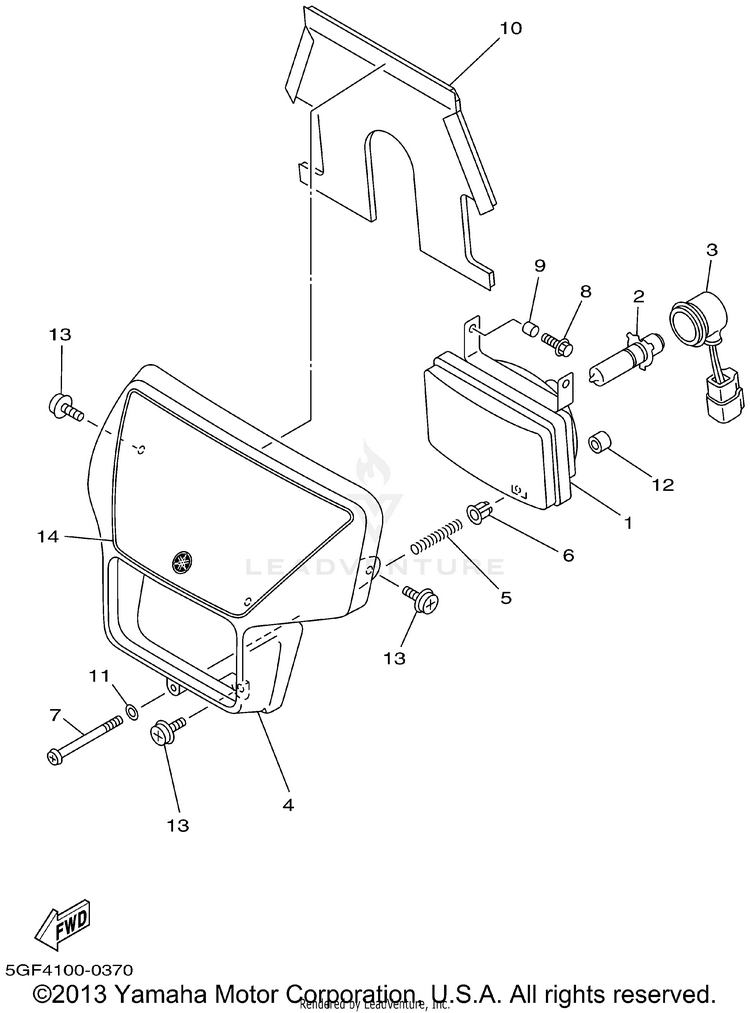Headlight Schematic