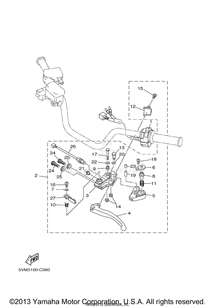 Handle Switch Lever Schematic