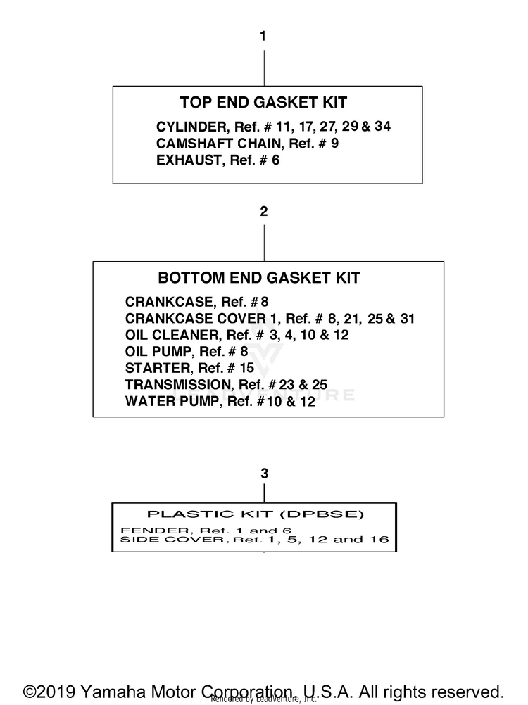 Alternate Part Kits Schematic