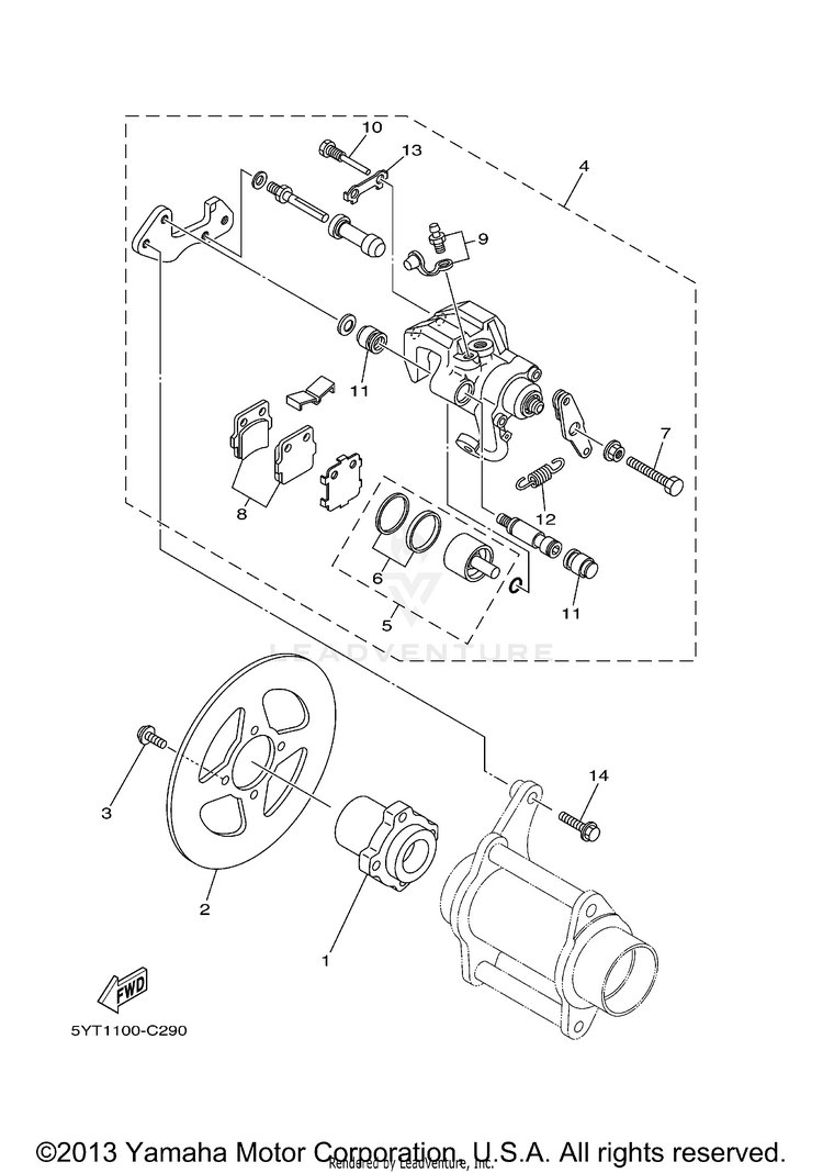 Rear Brake Schematic