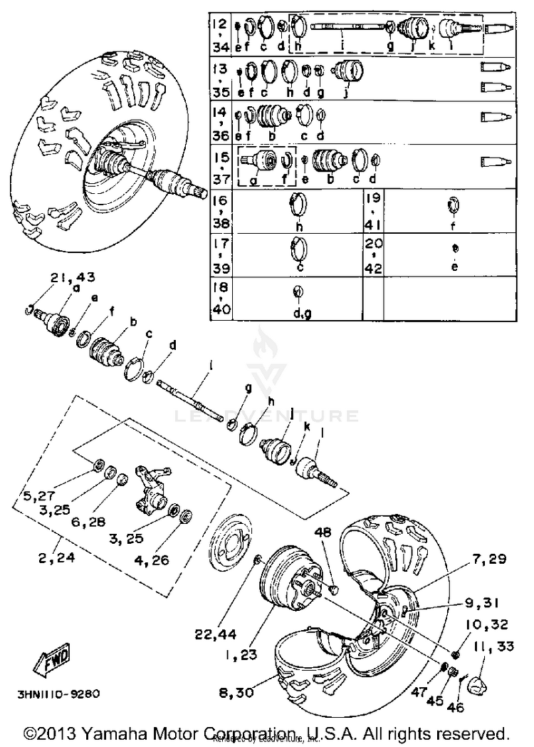 Front Wheel Schematic