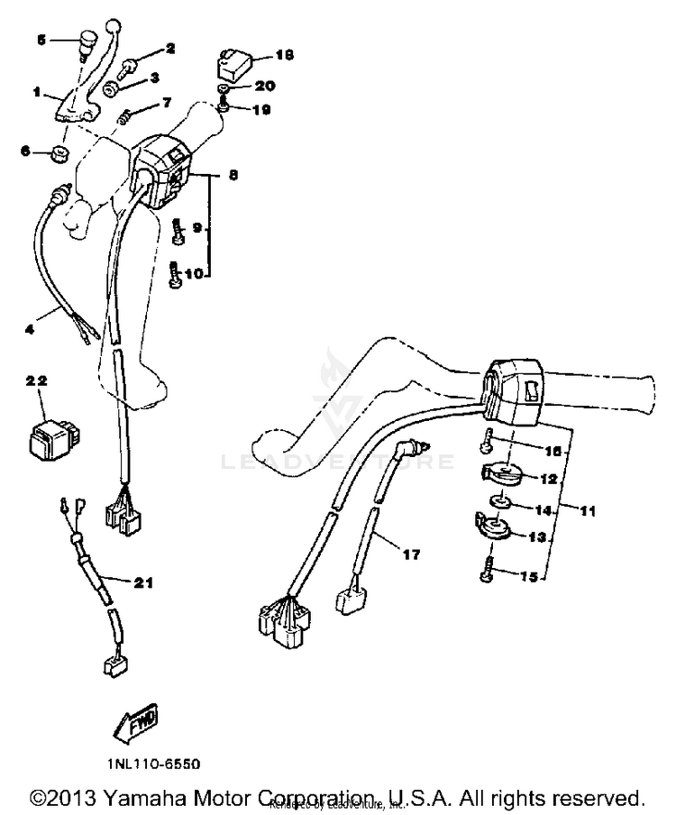 Handle Switch Lever Schematic