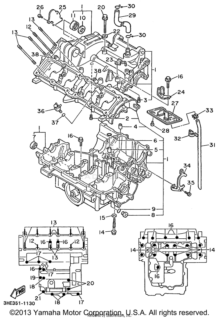 Crankcase Schematic