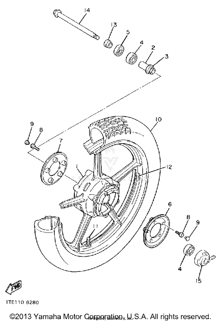 Front Wheel Schematic