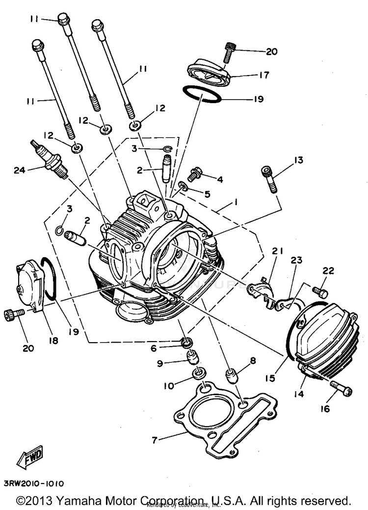 Cylinder Head Schematic