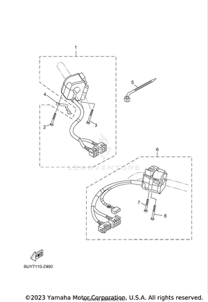 Handle Switch & Lever Schematic