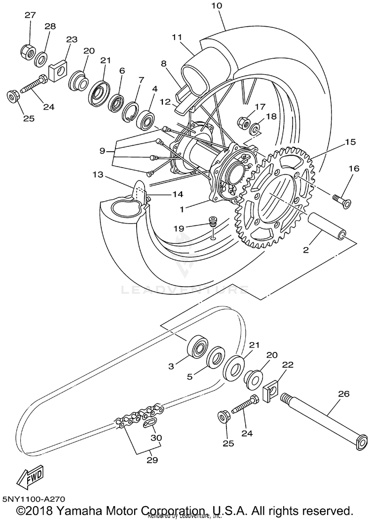 Rear Wheel Schematic