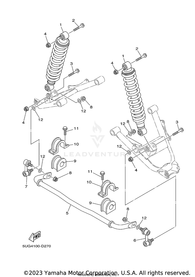 Rear Suspension Schematic