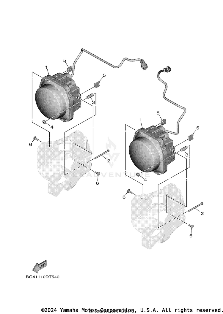 Headlight Schematic