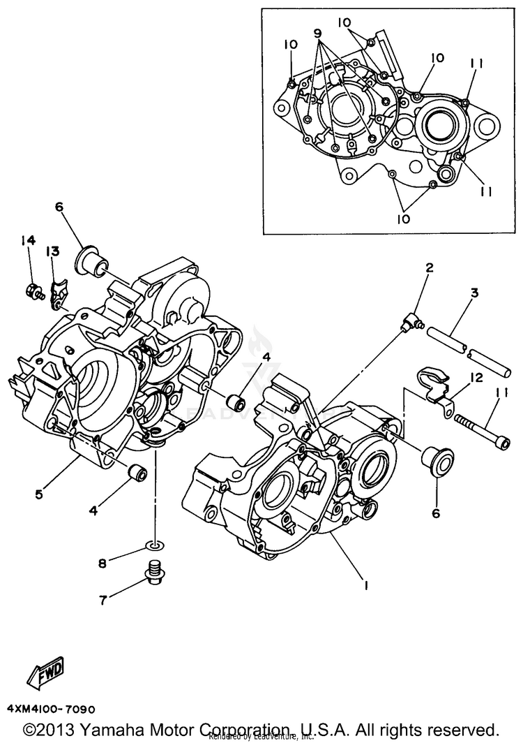 Crankcase Schematic