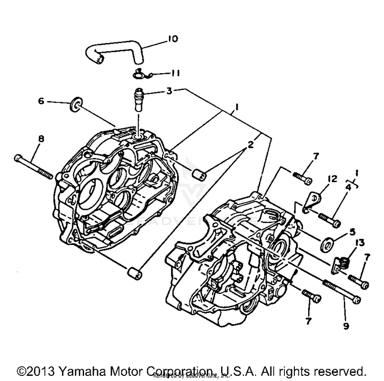 Crankcase Schematic
