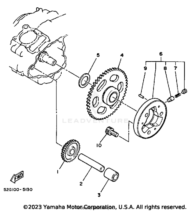 Starter Clutch Schematic