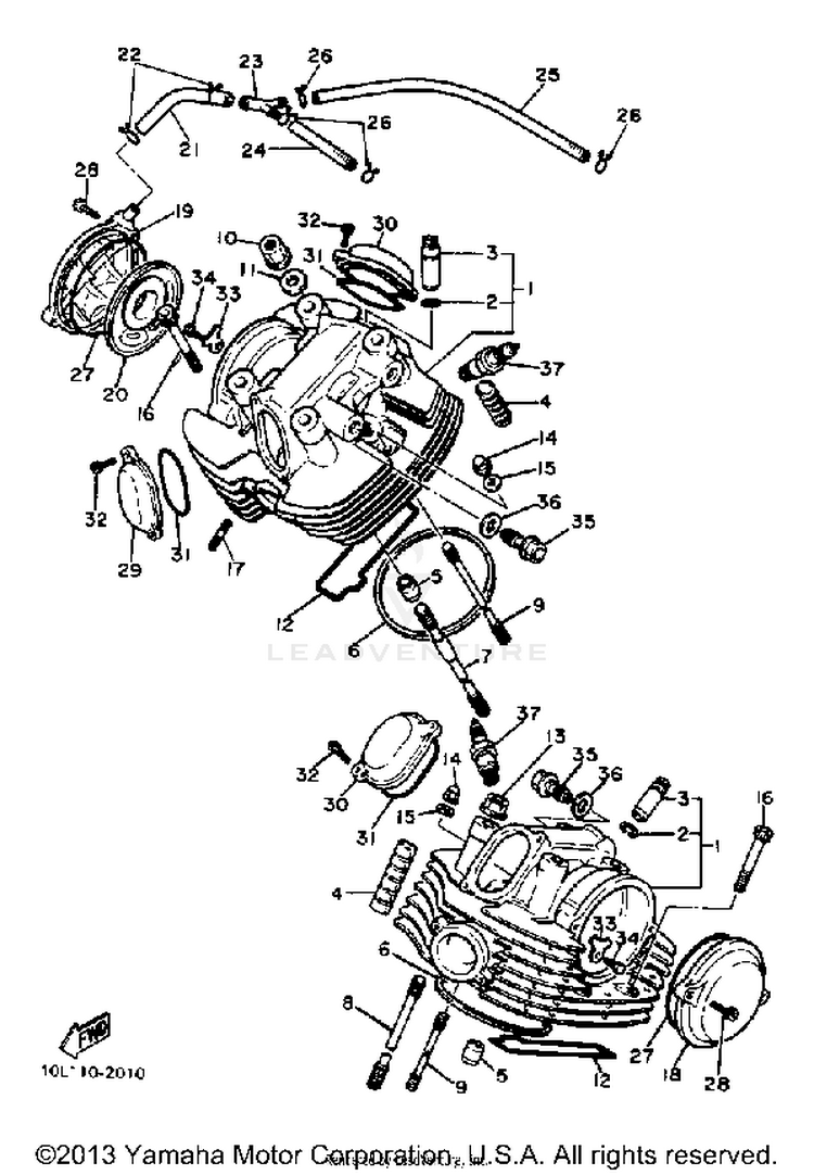 Cylinder Head Schematic
