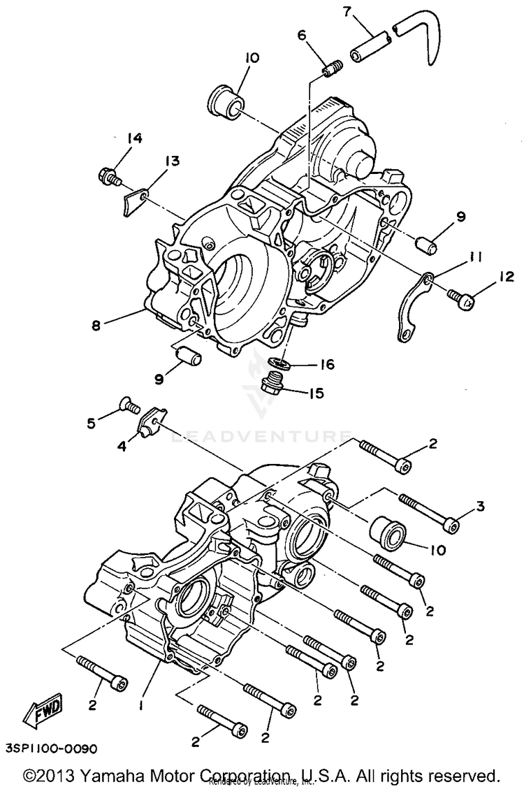 Crankcase Schematic