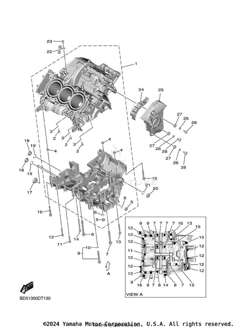 Crankcase Schematic