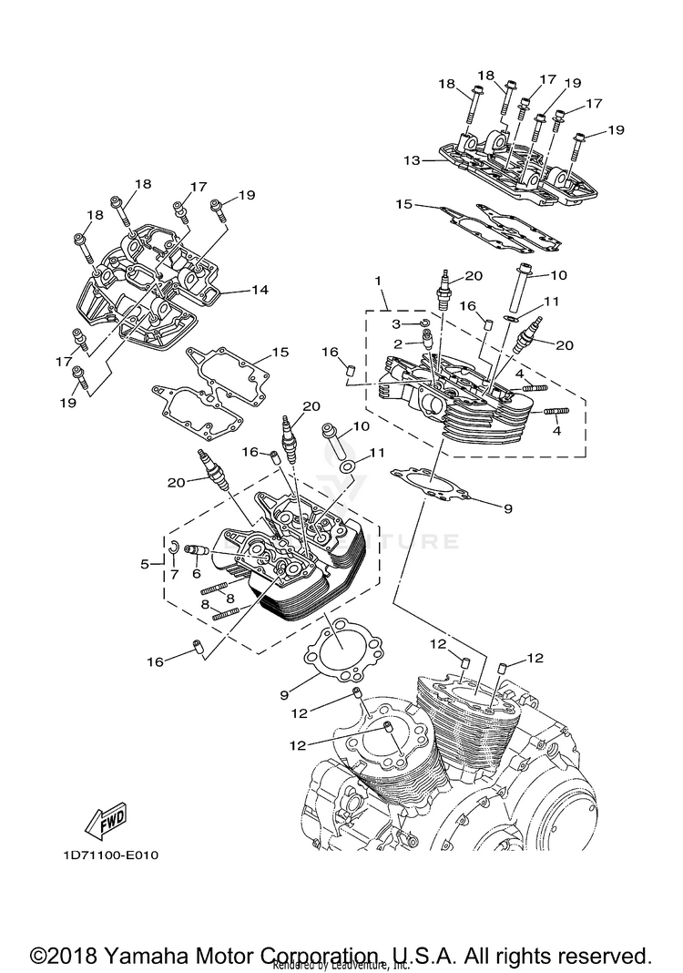 Cylinder Head Schematic