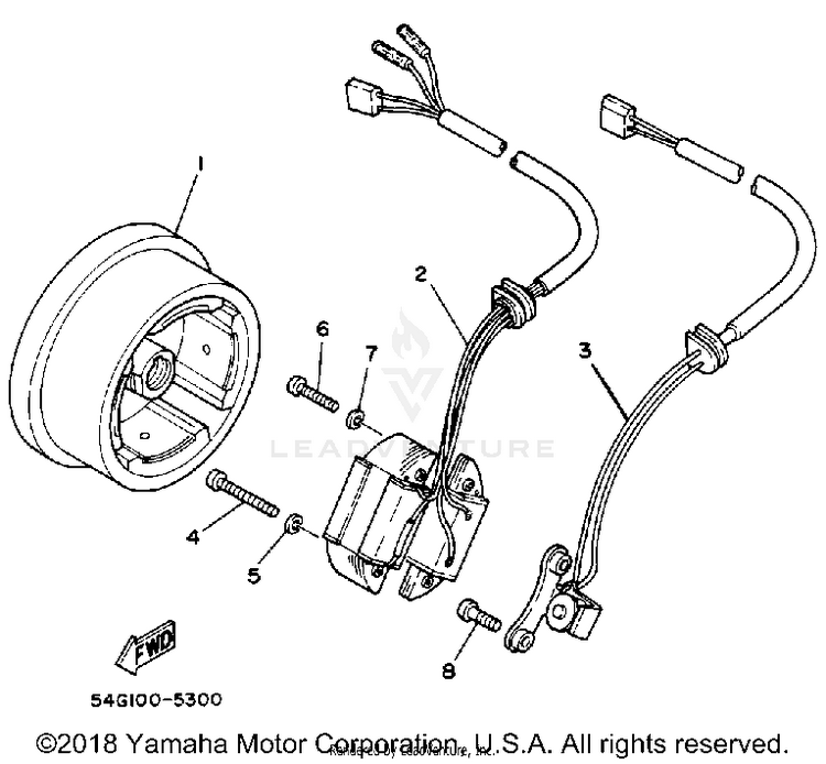 Generator BIG WHEEL - BW200S - 1986 Schematic