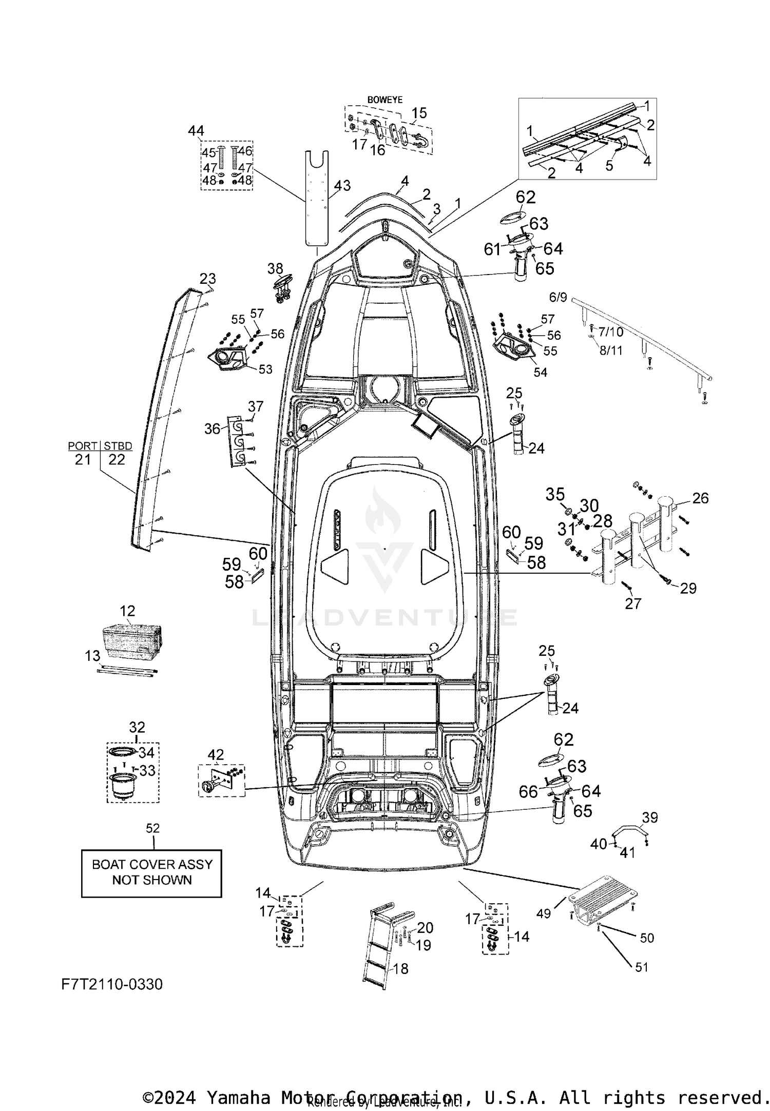 HULL DECK FITTINGS
