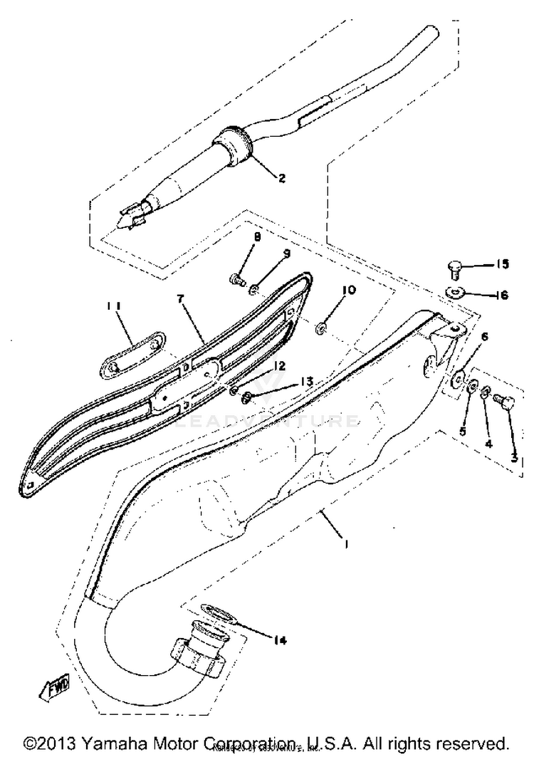 Exhaust GTMXE - 1978 Schematic