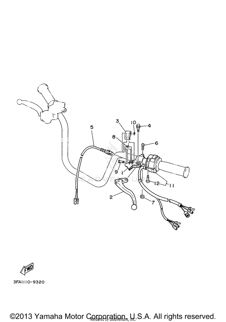 Handle Switch Lever Schematic