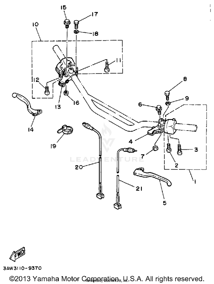 Handle Switch Lever Schematic