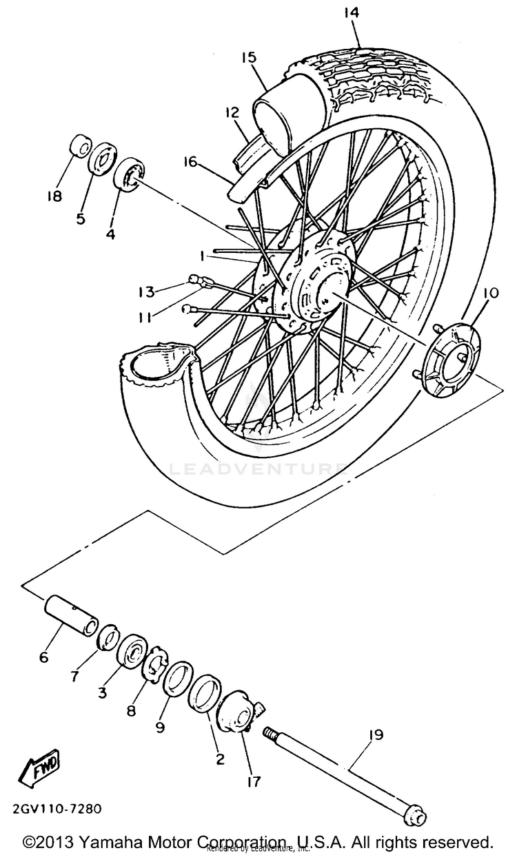 Front Wheel Schematic