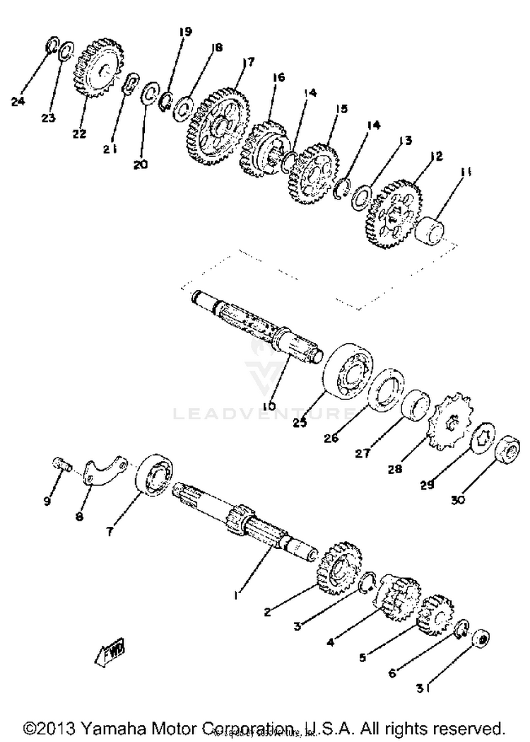 Transmission GTMXE - 1978 Schematic