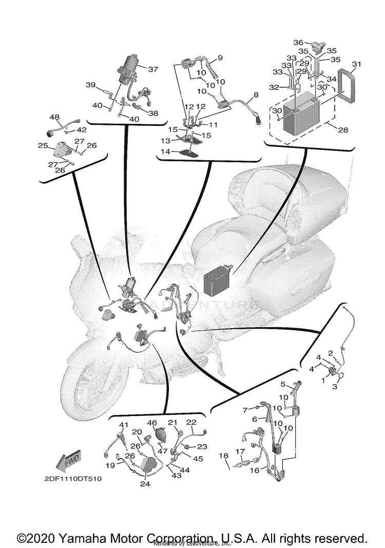 Electrical 1 STAR VENTURE - XV19FML - 2021 Schematic
