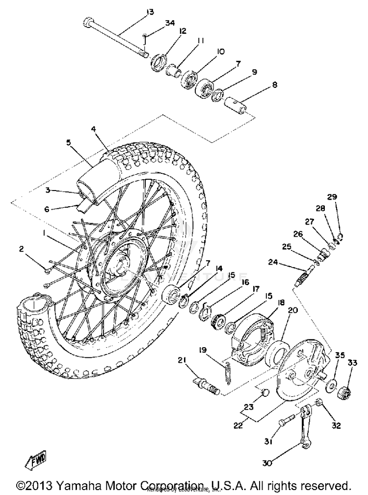 Front Wheel Schematic