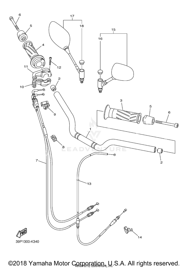 Steering Handle Cable Schematic
