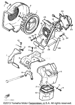 Air Shroud Fan Schematic