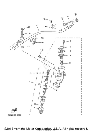 Rear Master Cylinder Schematic