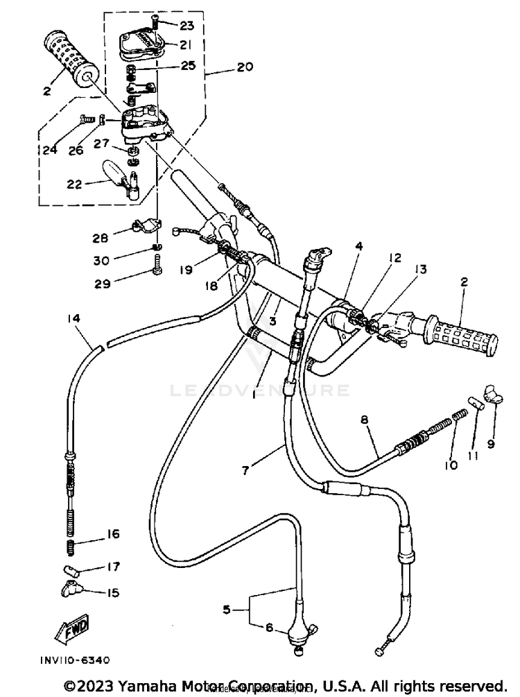 Handlebar-Cable Schematic