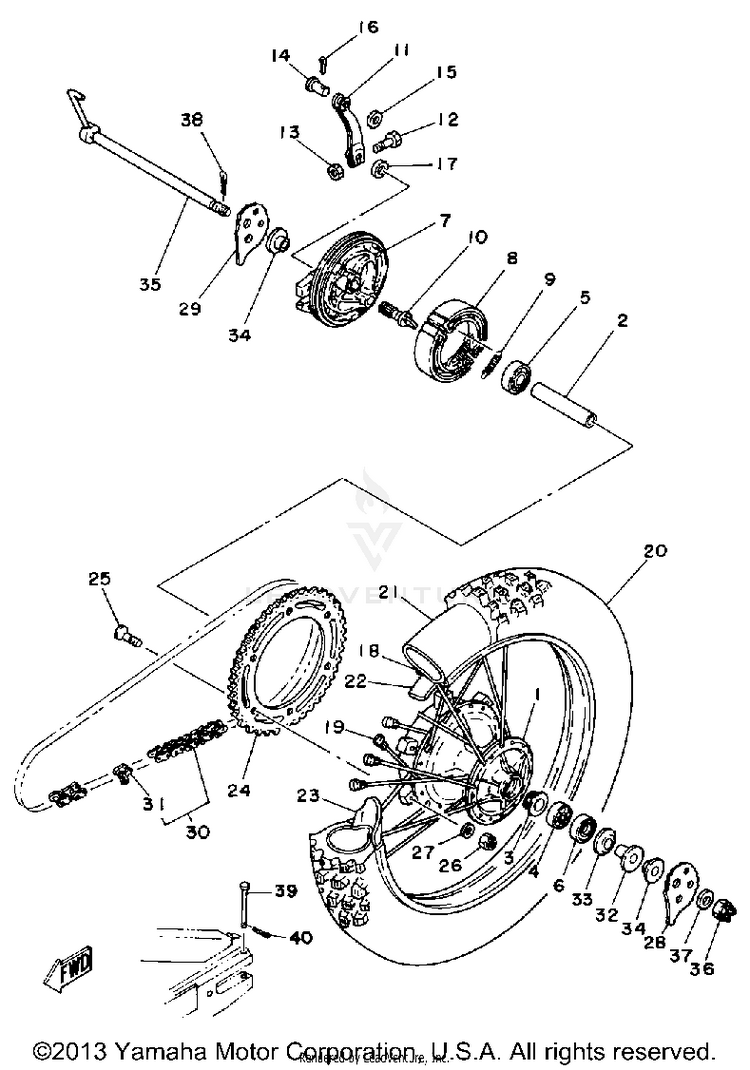 Rear Wheel Schematic