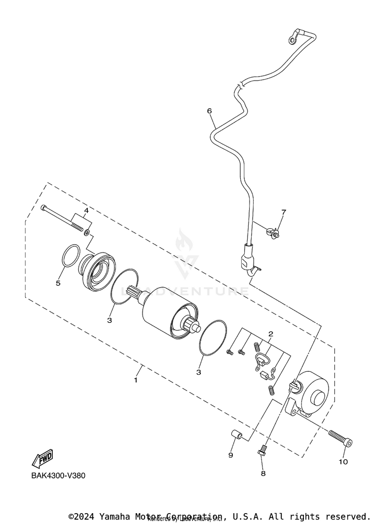 Starting Motor Schematic