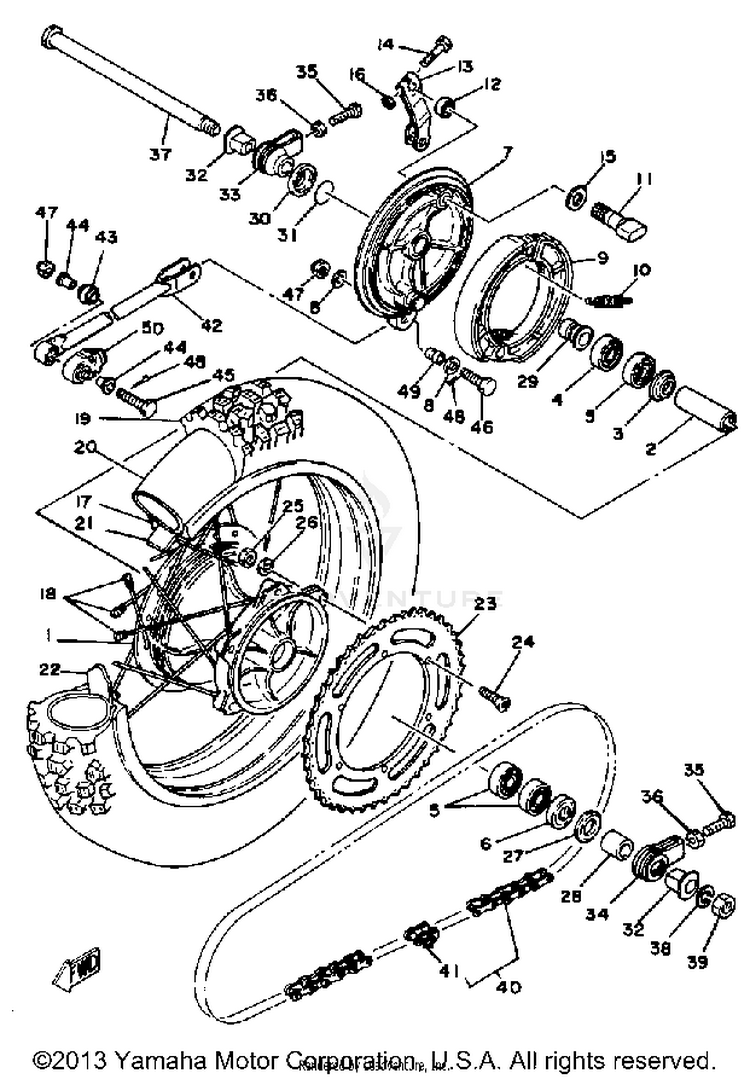 Rear Wheel Schematic