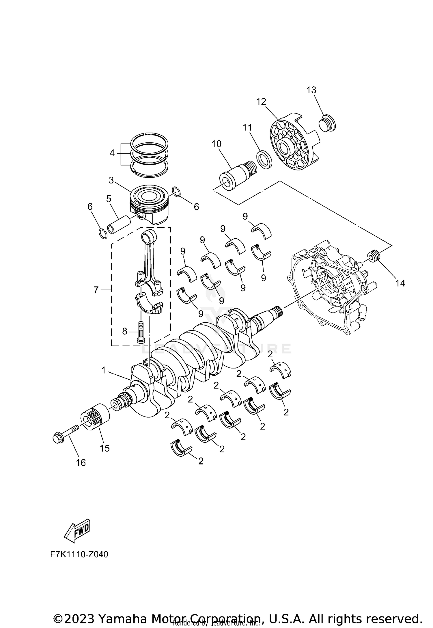 CRANKSHAFT & PISTON