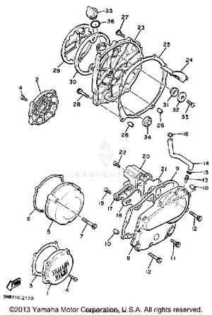 Crankcase Cover Schematic
